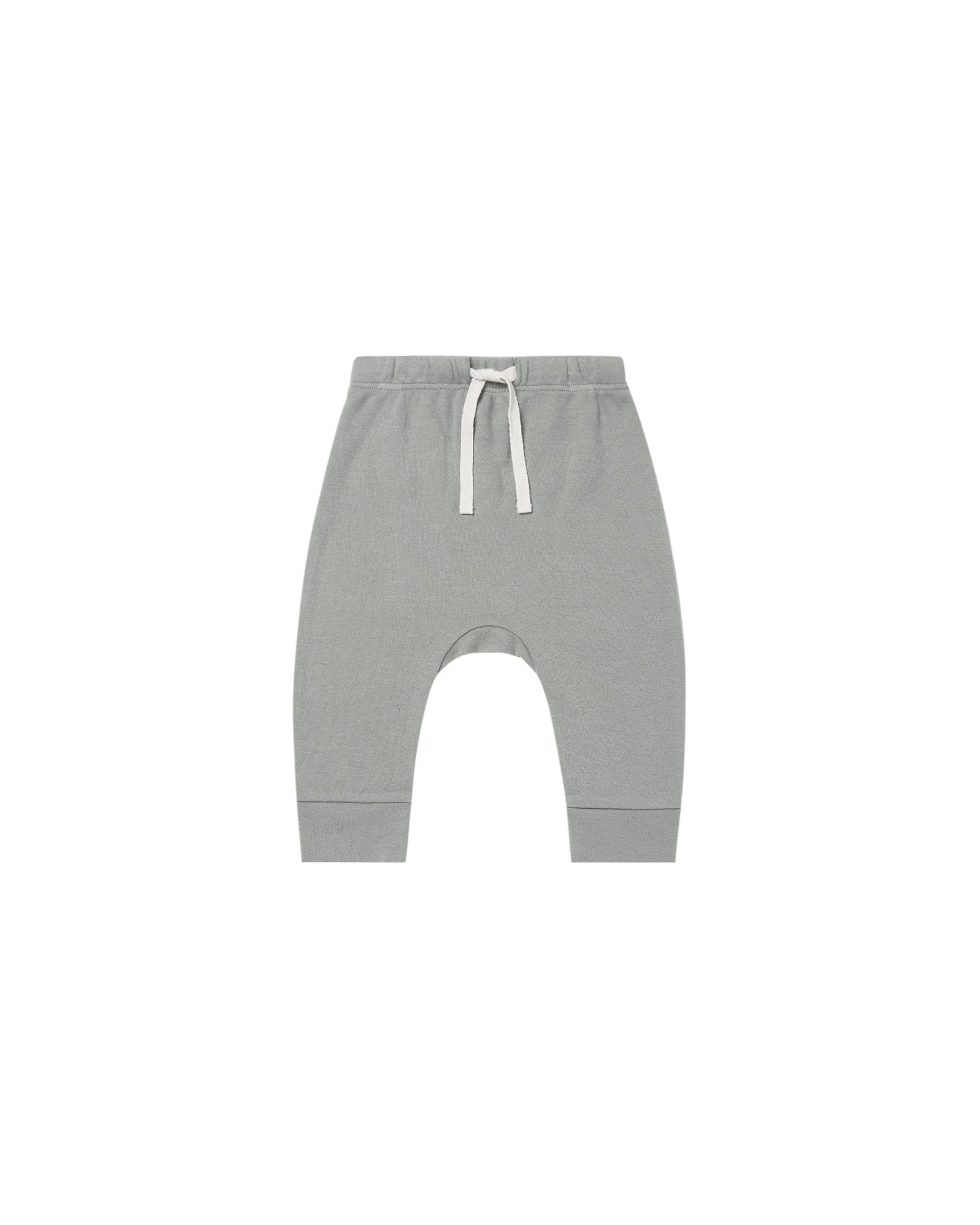 Baby Boy Bottoms | Drawstring Pants- Dusty Blue | Quincy Mae