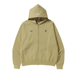 BAPE Ursus Oversized Zip Sweatshirt, Beige