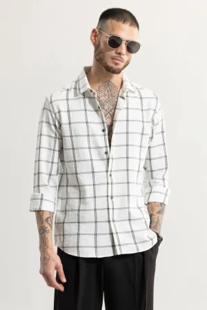 Blockade Checks White Shirt