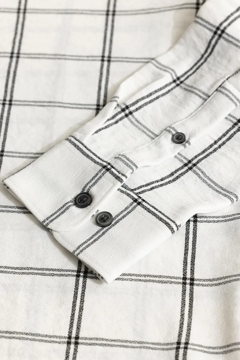 Blockade Checks White Shirt