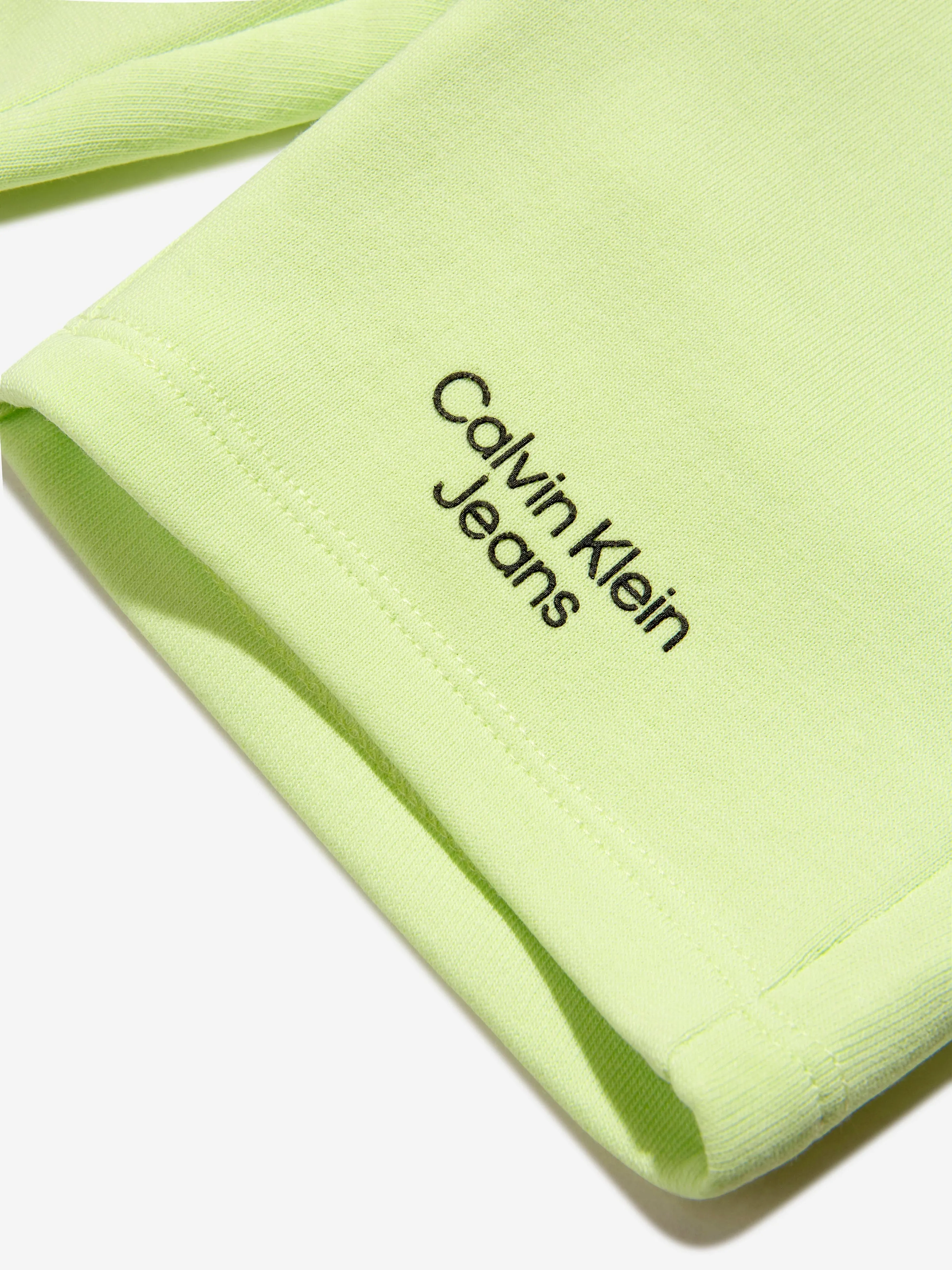 Calvin Klein Boys Organic Cotton Logo Jogger Shorts