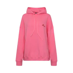 Cutout Logo Hoodie in Pink