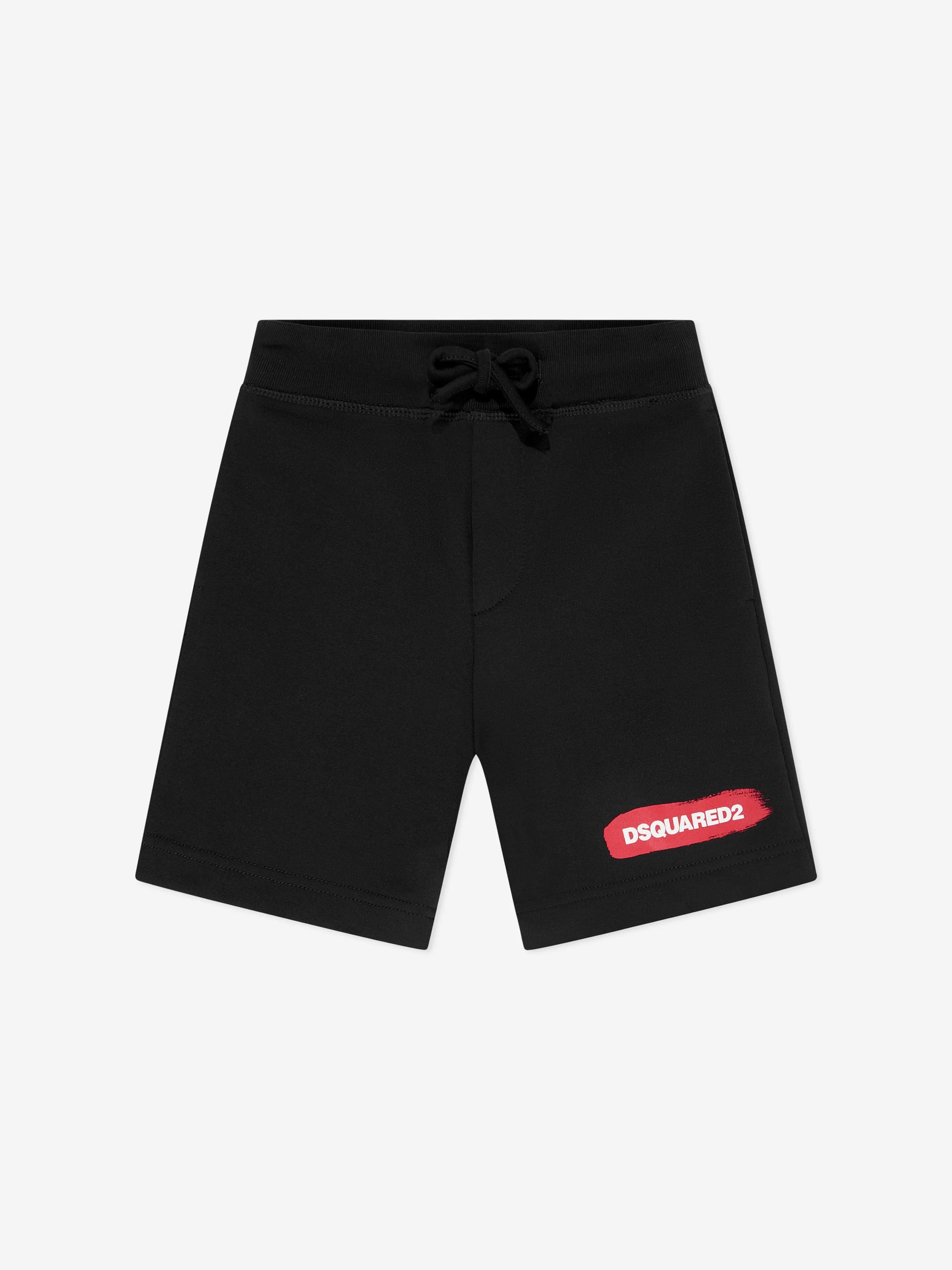 Dsquared2 Kids Logo Shorts in Black