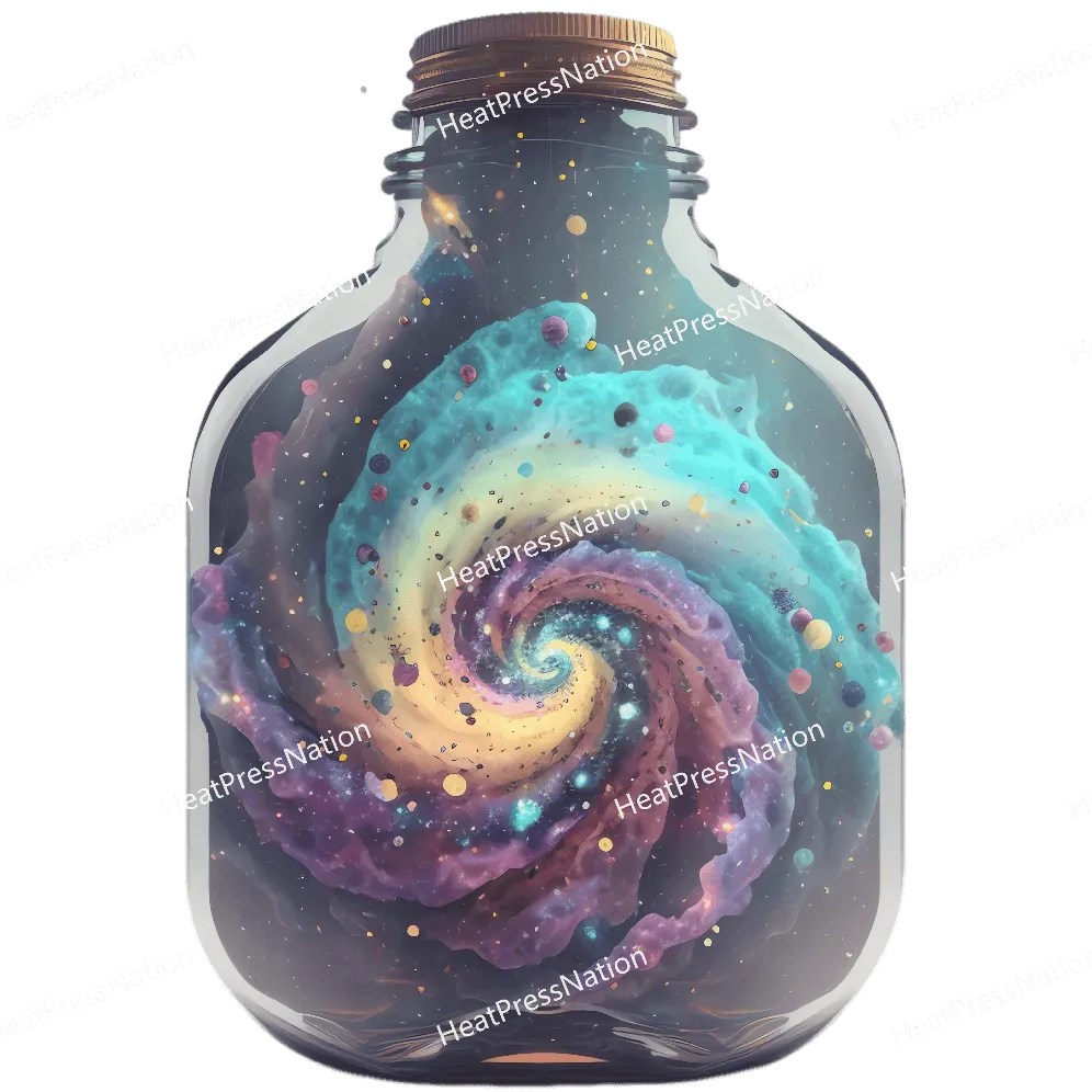 Fantasy Galaxy Bottle Design