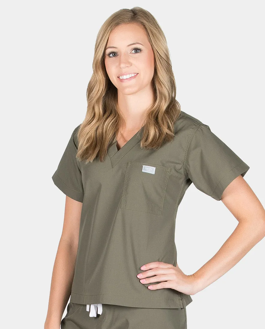 FINAL SALE - Grey Label Simple Scrub Tops