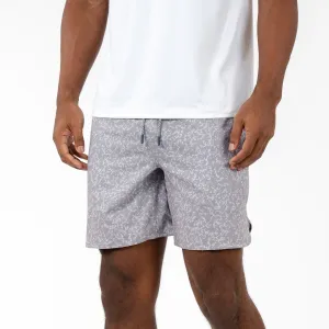 Grit Gym Short | The Granite Camo - Thunder Grey/Stratus Grey