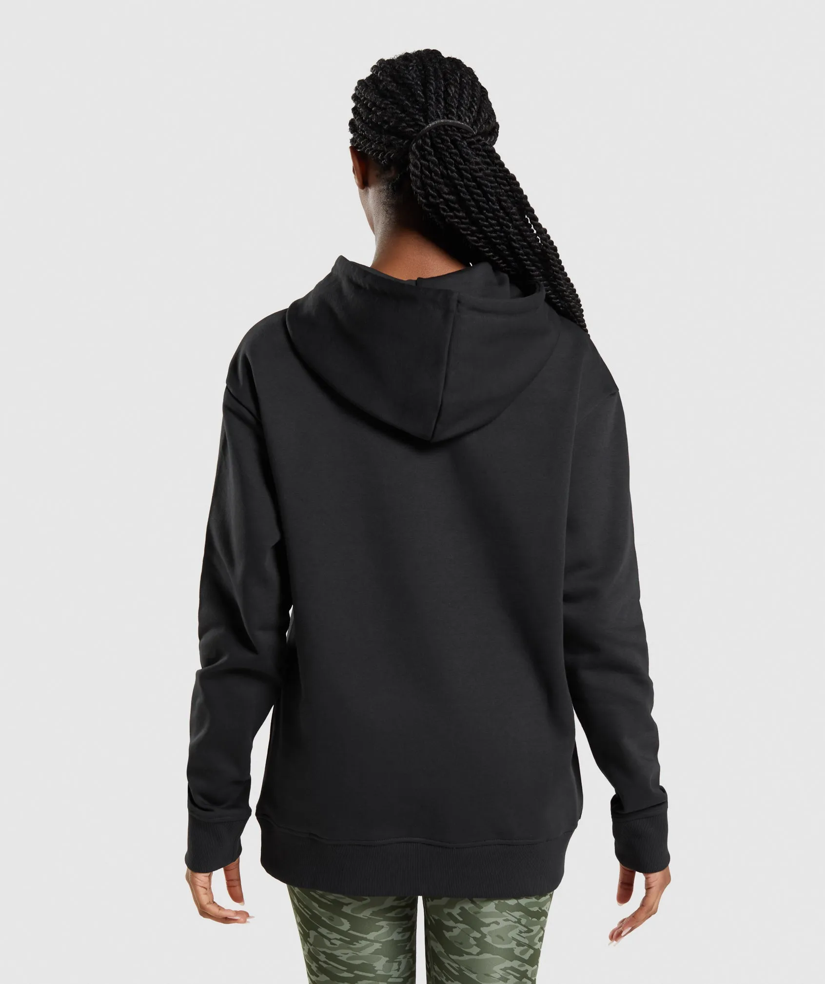 Gymshark Apollo Oversized Hoodie - Black