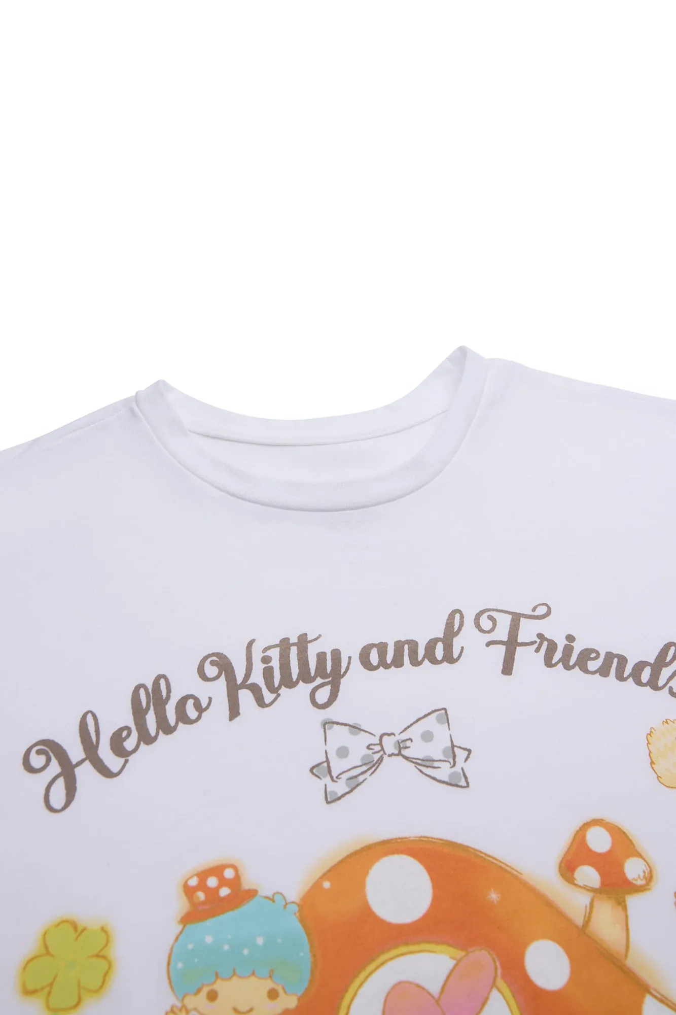 Hello Kitty And Friends Mushroom Graphic Relaxed Tee