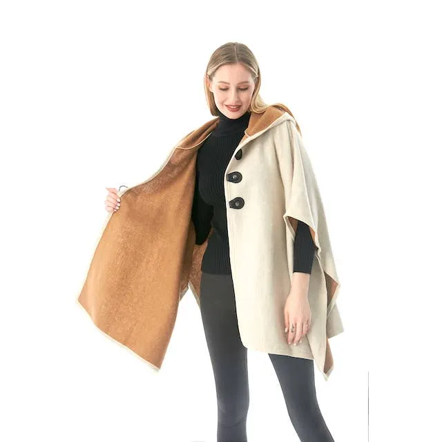 Irelandia Hooded Cape Coat