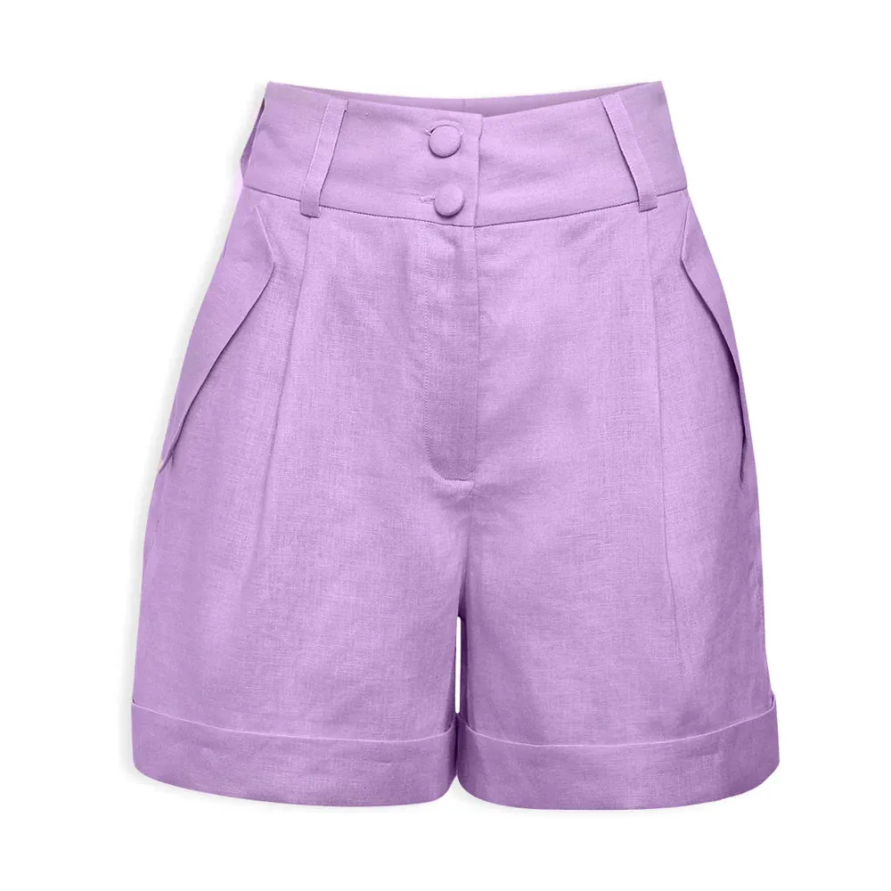 Linen Mini Shorts