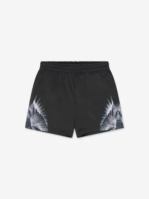 Marcelo Burlon Boys Icon Wings Swim Shorts