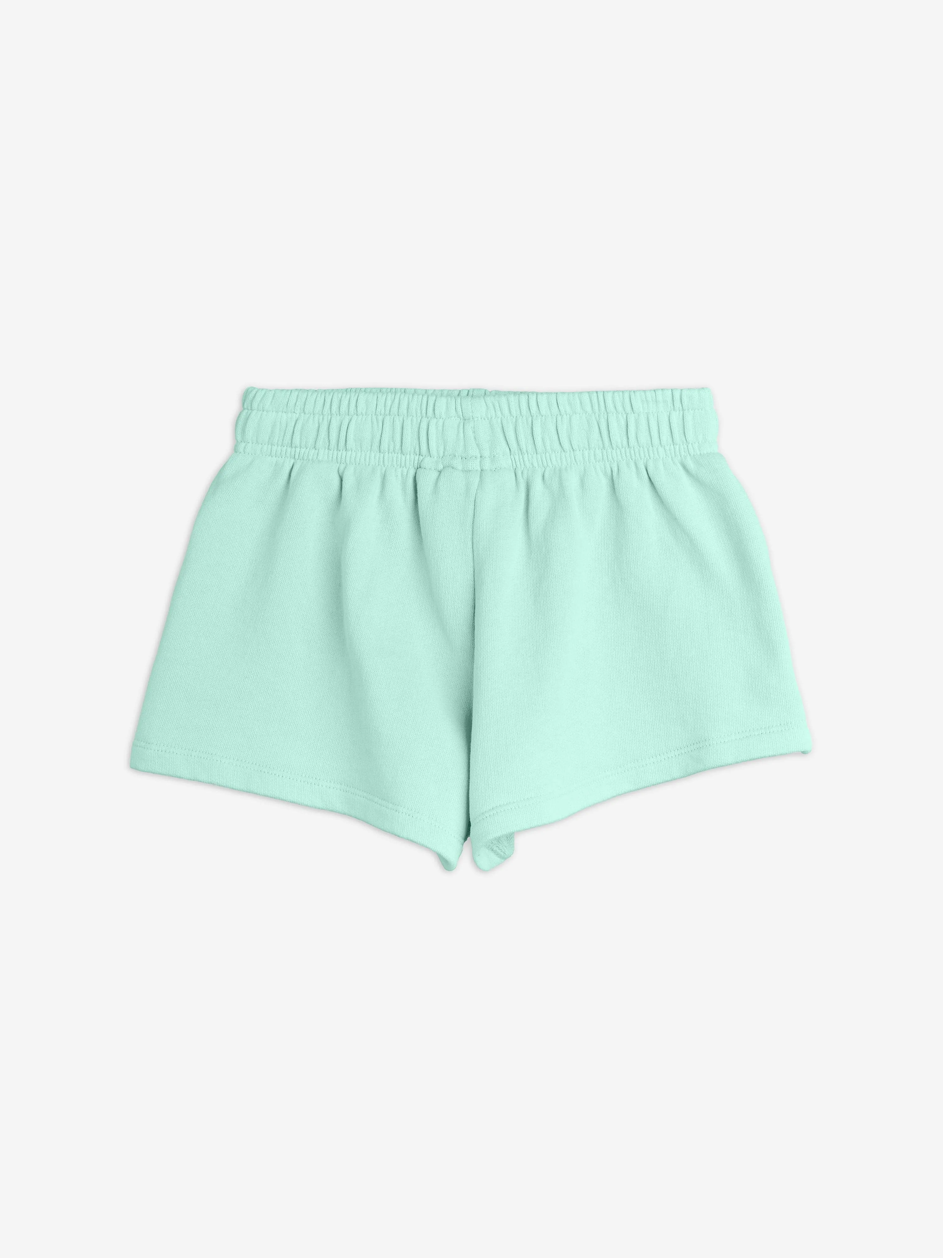 Mini Rodini Girls Jogging Sweat Shorts in Green