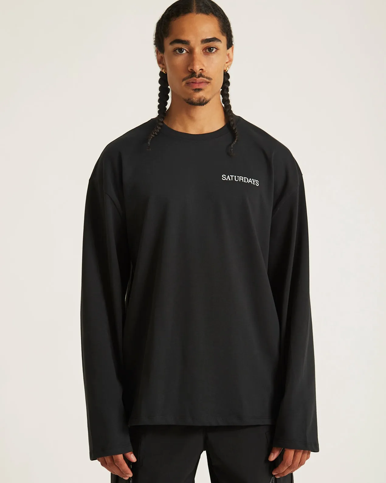 New York Brushed Relaxed Fit LS Tee