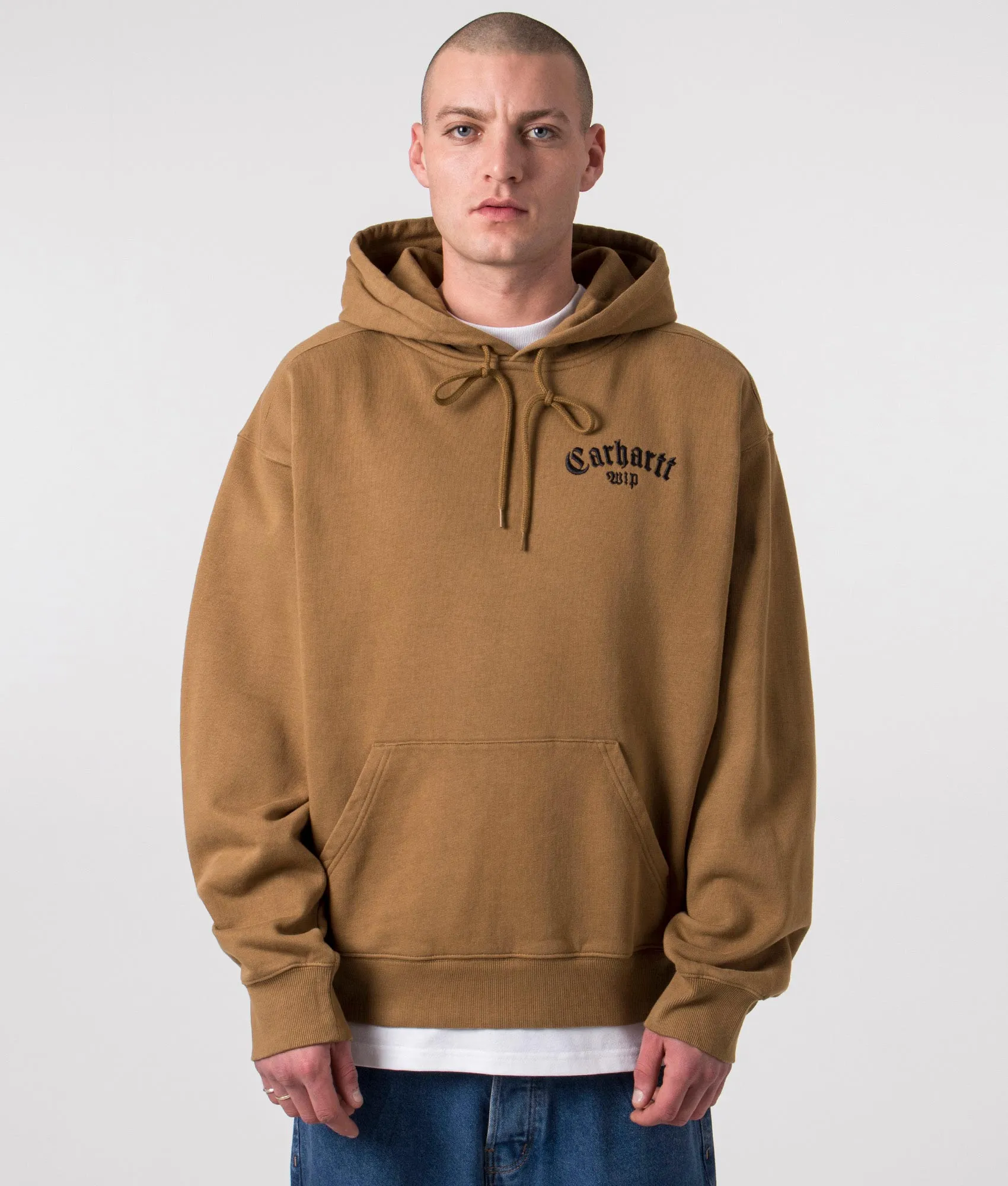 Oversized Onyx Script Hoodie