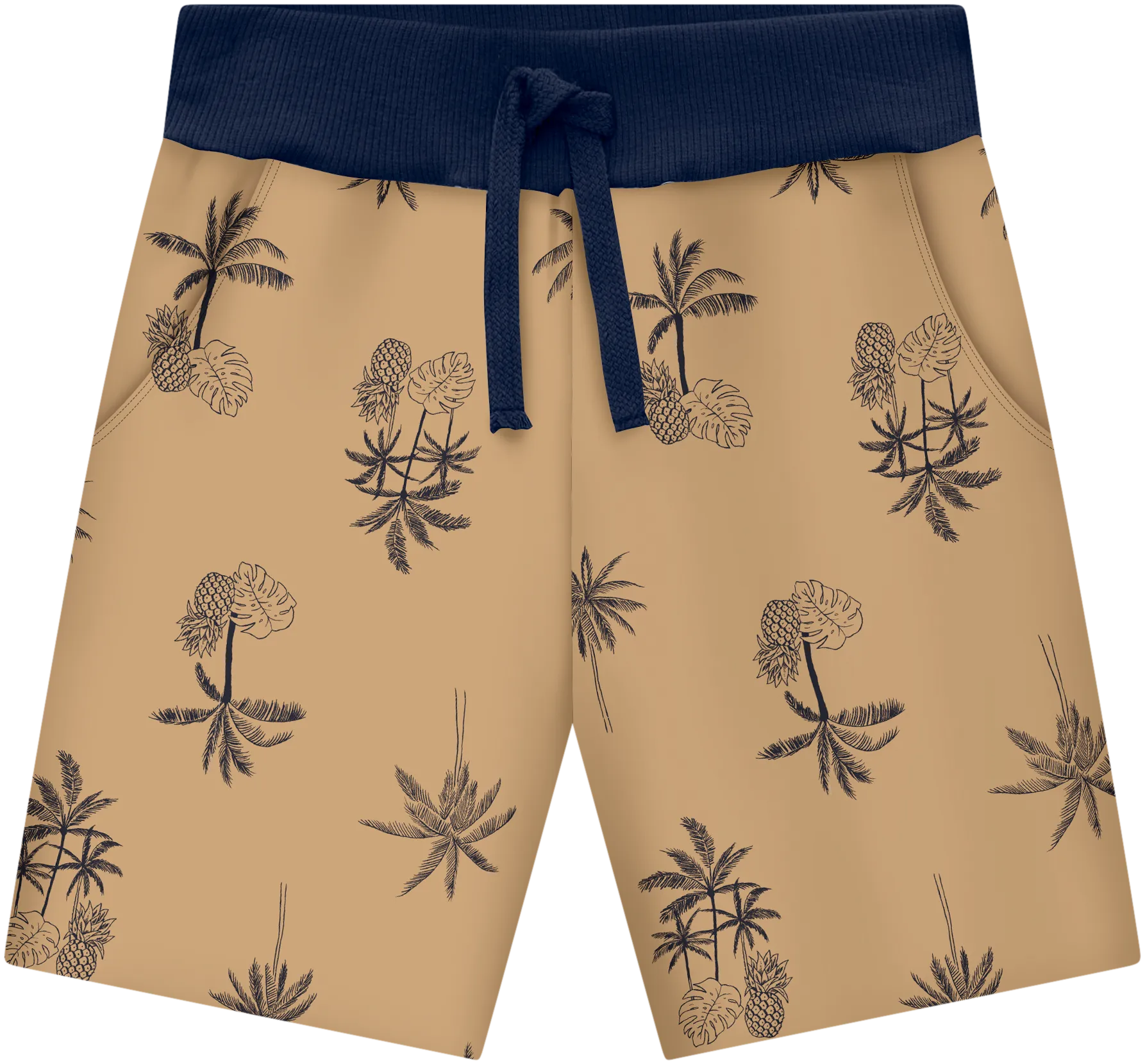 PALM TREE PRINT BOYS SHORTS