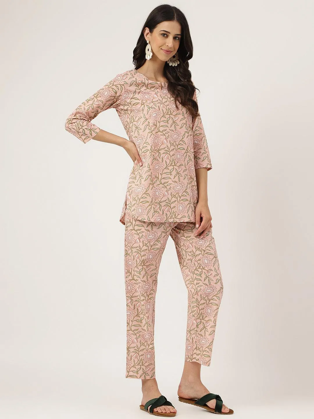 Pink Printed Loungewear/Nightwear