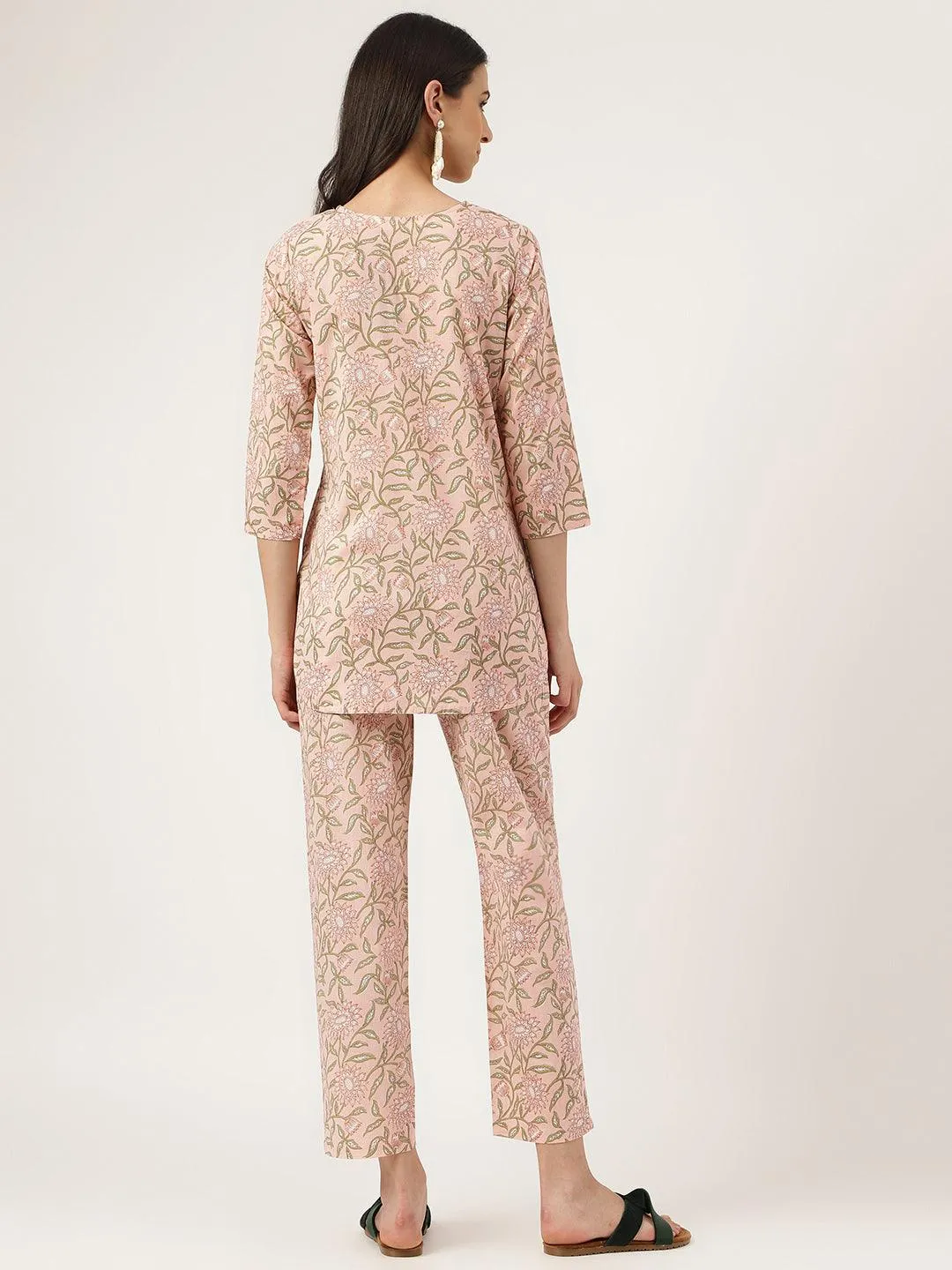 Pink Printed Loungewear/Nightwear