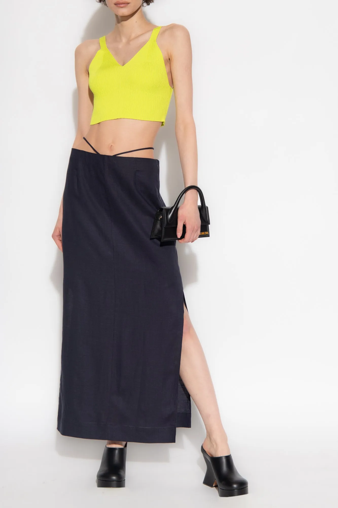 Prya Crop Top in Evening Promrose