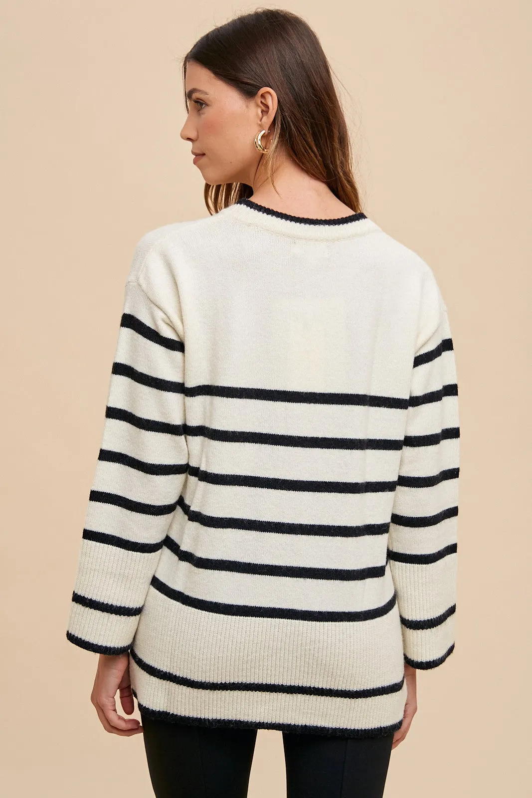 Simple Stretch Lightweight Sweater