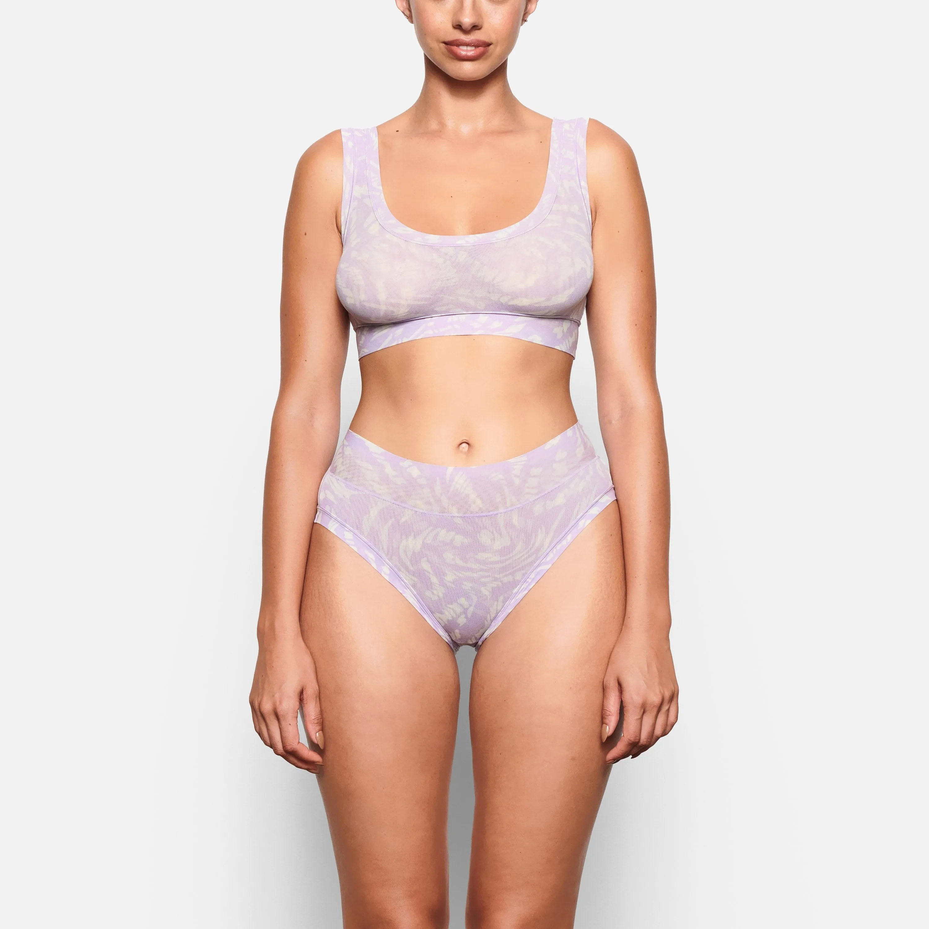 SUMMER MESH BRIEF | LILAC SWIRL