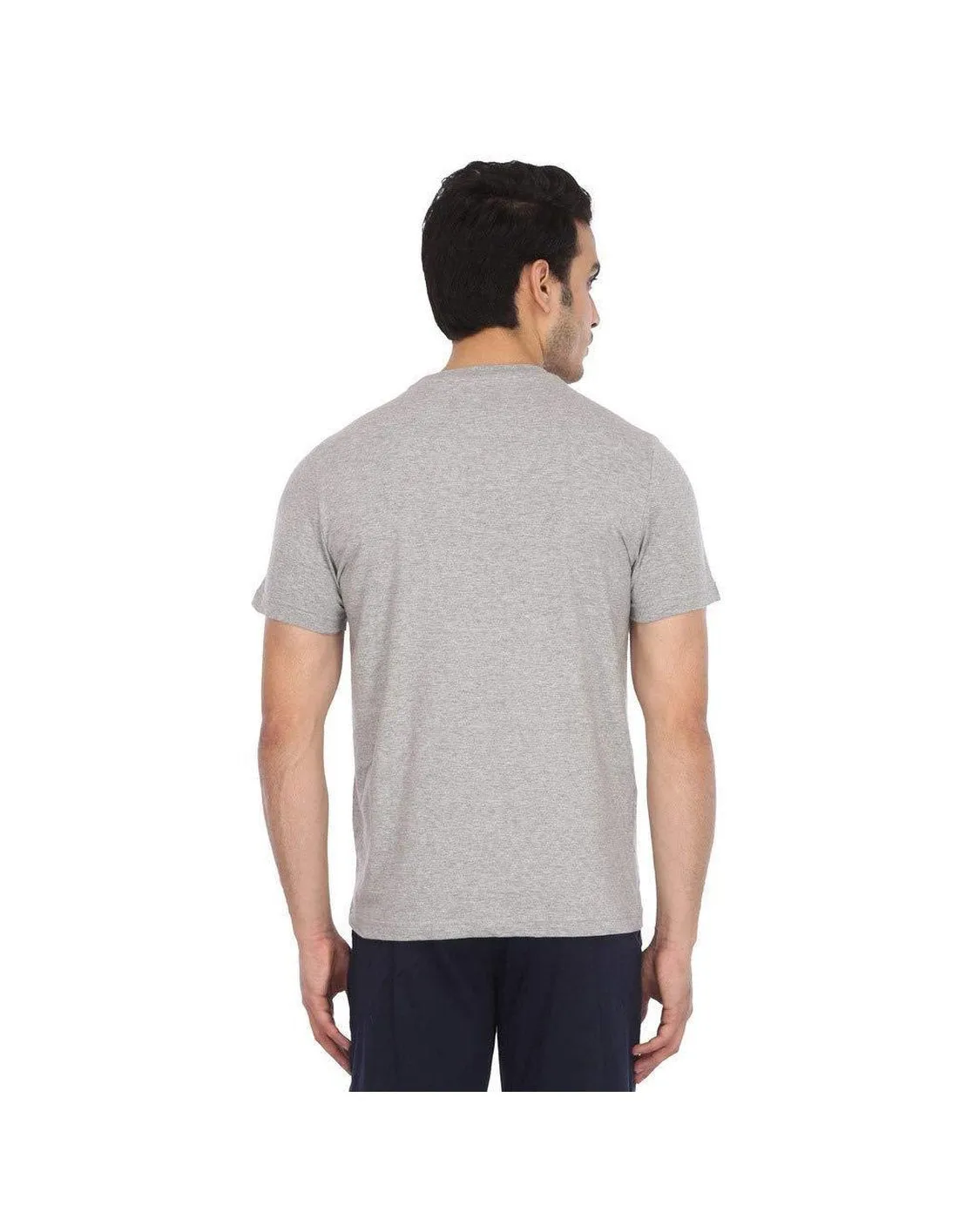 U.S. Polo Assn. Cotton Casual Grey T-shirt For Men