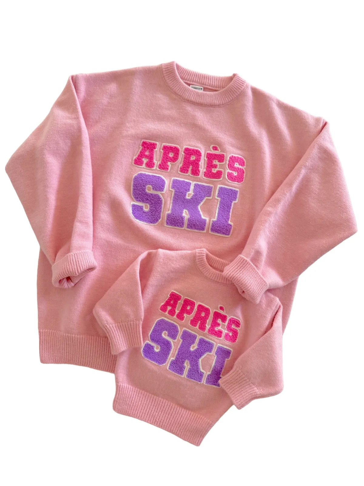 Women's Knit Sweater, Après Ski Pink