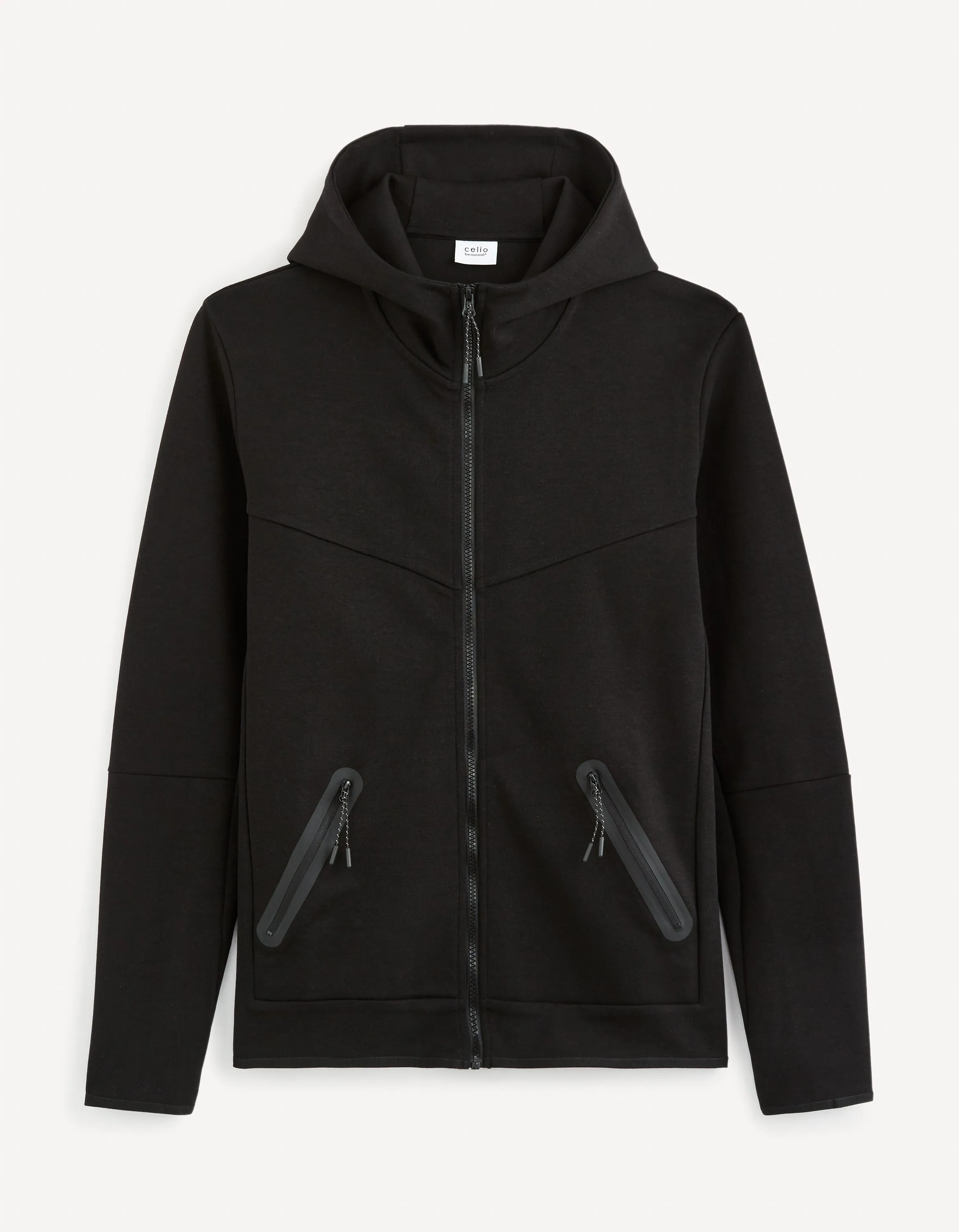 Zippered jacket Hooded