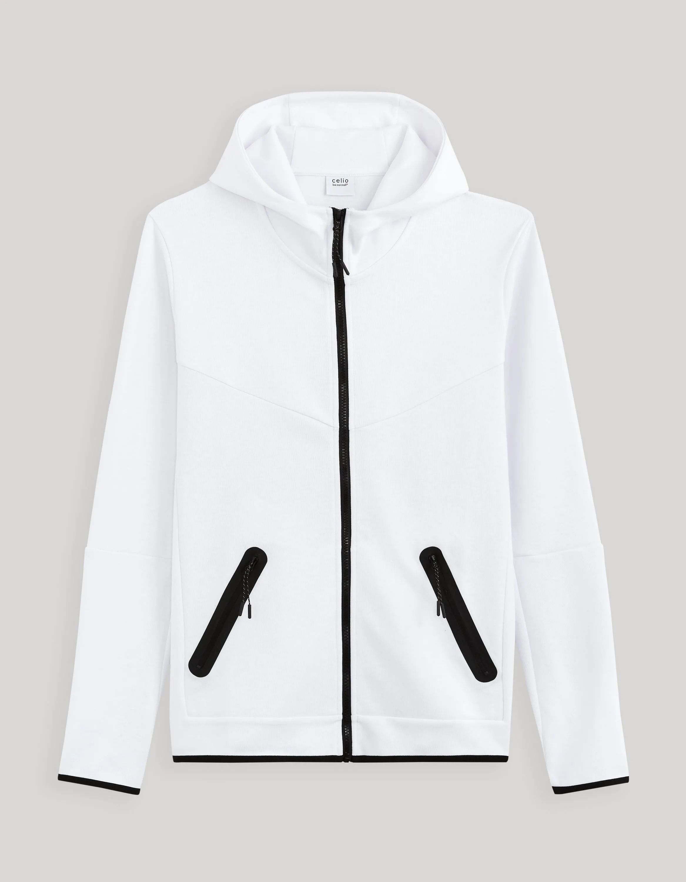 Zippered jacket Hooded